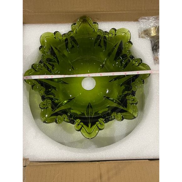 Glass Pendant Light Vintage Light Fixtures, - Picture 8 of 9